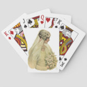 bride van 1920 pokerkaarten (Achterkant)