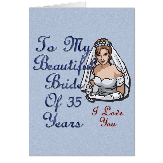 Bride van 35 jaar (Voorkant)