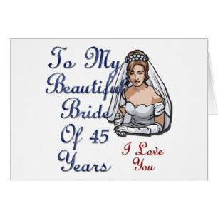 Bride van 45 jaar