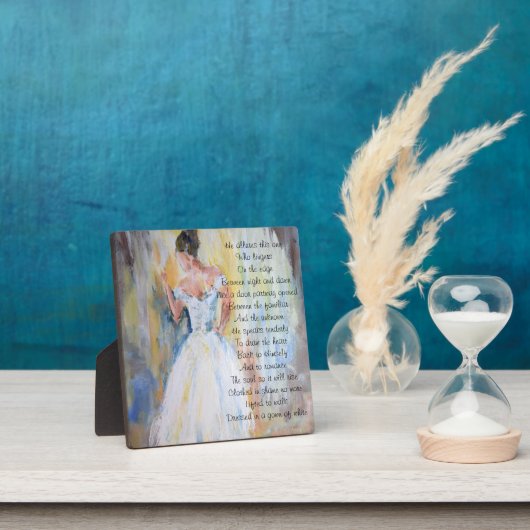 Bride van Christus inspirerend poëzie Fotoplaat (Insitu)