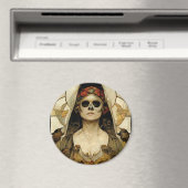 Bride van de dood Gothic Horror Magneet (Insitu (Vaatwasser))