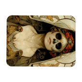 Bride van de dood Gothic Horror Magneet (Horizontaal)