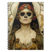 Bride van de dood Gothic Horror Notitieboek (Voorkant)