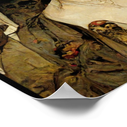 Bride van de dood Gothic Horror Poster (Hoek)