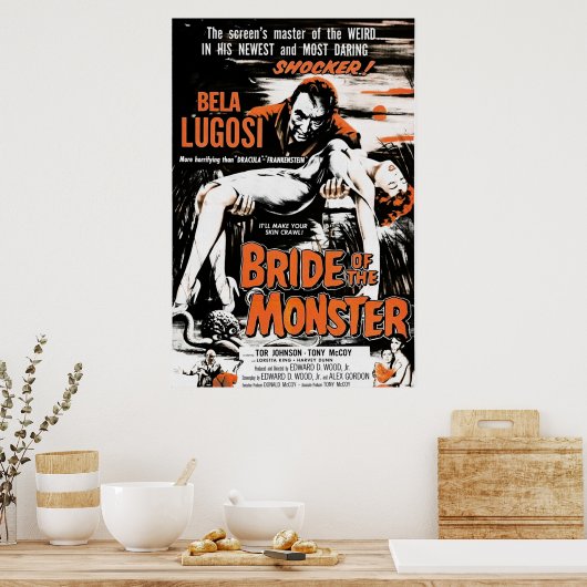 Bride van de Monster Poster (Keuken)