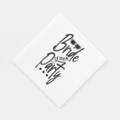 Bride van de partij servet (Hoek)