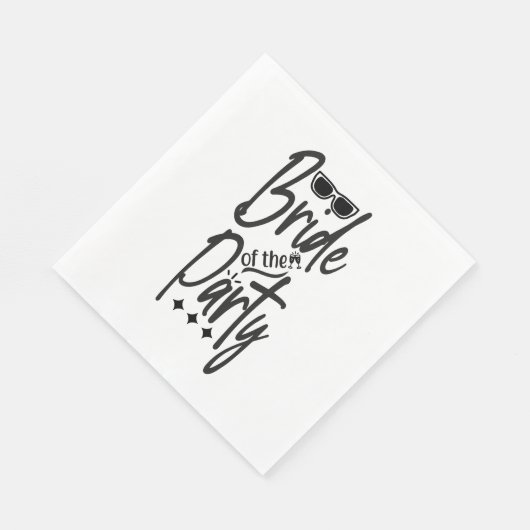 Bride van de partij servet (Hoek)
