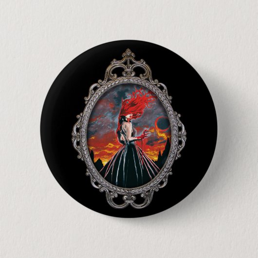 Bride van Dracula Ronde Button 5,7 Cm (Voorkant)