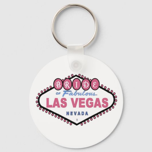BRIDE VAN Fabulous Las Vegas Pink Sleutelhanger (Voorkant)
