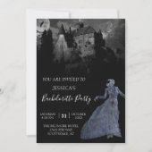 Bride van Frankenstein Bachelorette Halloween Kaart (Voorkant)