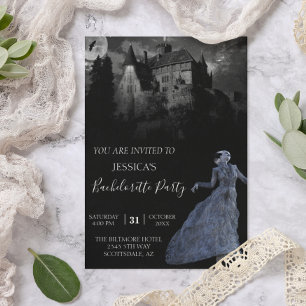 Bride van Frankenstein Bachelorette Halloween Kaart