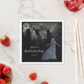 Bride van Frankenstein Bachelorette Halloween Servet (Insitu)