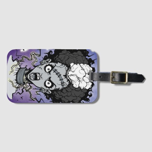 Bride van Frankenstein Bagagelabel (Voorkant (horizontaal))