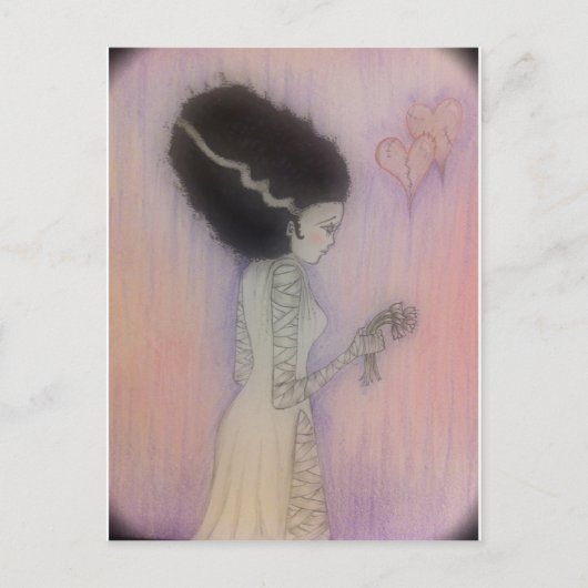 Bride van Frankenstein Briefkaart (Voorkant)