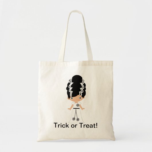 Bride van Frankenstein Halloween Trick or treat Ba Tote Bag (Voorkant)