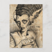 Bride van Frankenstein Made om van je te houden Briefkaart (Voorkant)