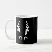 Bride van Frankenstein Schattige monster Halloween Koffiemok (Links)
