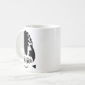 Bride van Frankenstein Schattige monster Halloween Koffiemok (Voorkant links)