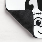 Bride van Frankenstein Schattige monster Halloween Muismat (Hoek)