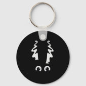 Bride van Frankenstein Schattige monster Halloween Sleutelhanger (Voorkant)