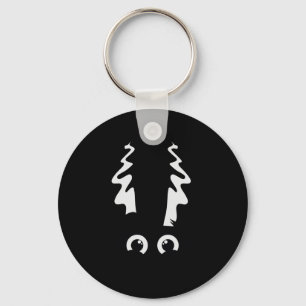 Bride van Frankenstein Schattige monster Halloween Sleutelhanger