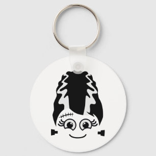Bride van Frankenstein Schattige monster Halloween Sleutelhanger