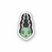 Bride van Frankenstein Sticker (Voorkant)