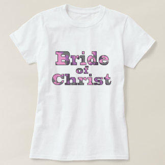 Bride van het paarse shirt van Christus camo