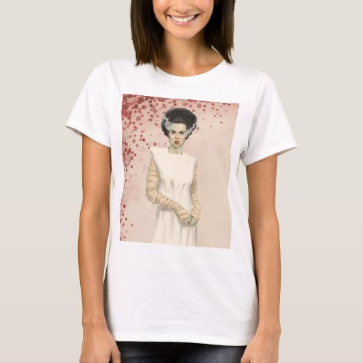 Bride van het T-shirt Frankenstein (Voorkant)