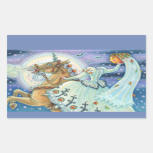 BRIDE VAN SLEEPY HOLLOW, UNICORN STICKERS SHEET Re