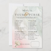 Bride Veil Wat zit er in uw portemonnee Vrijgezell Kaart (Voorkant)