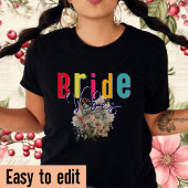 Bride vibes-Hen party-Wedding t-shirt-Retro-bewerk T-shirt