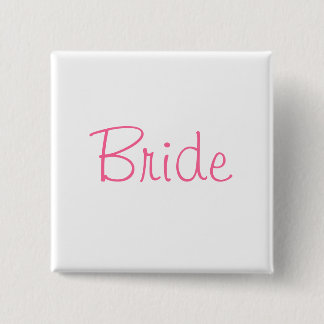 Bride Vierkante Button 5,1 Cm