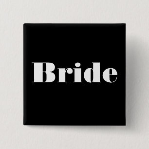Bride Vierkante Button 5,1 Cm