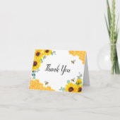 Bride voor honingraat bestemd Vrijgezellenfeest Bedankkaart (Voorkant)