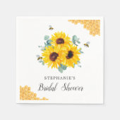 Bride voor honingraat bestemd Vrijgezellenfeest Servet (Voorkant)