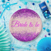 Bride voor roze/Paars Bord (Feest)