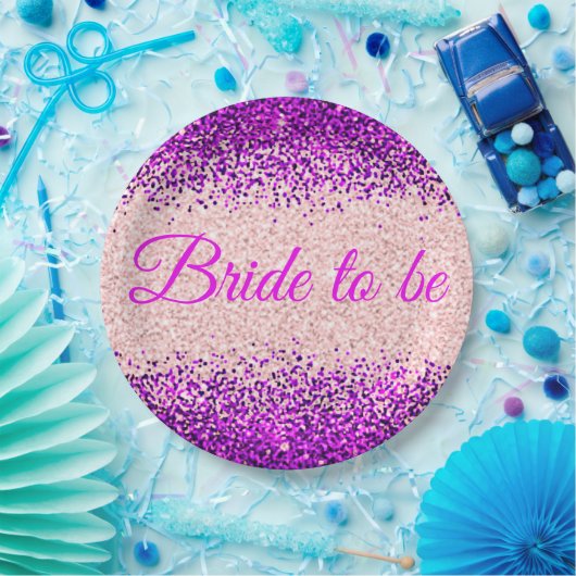 Bride voor roze/Paars Bord (Feest)