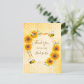 Bride voor Vrijgezellenfeest van bijen Briefkaart (Staand voorkant)