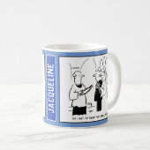 Bride vraagt om de Kleine Druk te lezen. Koffiemok (Voorkant rechts)