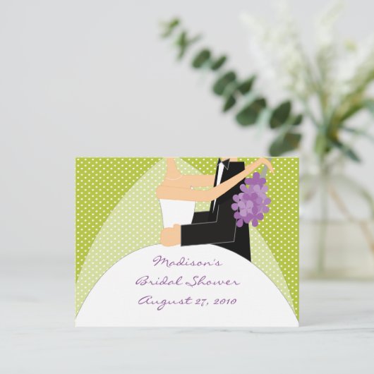 Bride Vrijgezellenfeest Advice Kaart (Staand voorkant)