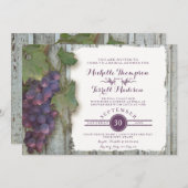 Bride Vrijgezellenfeest Rustin Land Wine Wineyard Kaart (Voorkant / Achterkant)