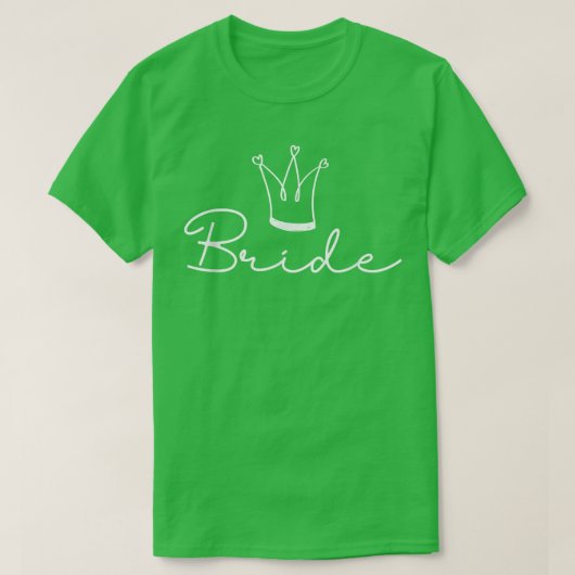 Bride Vrijgezellenfeest Wedding Bachelorette Party T-shirt (Design voorkant)