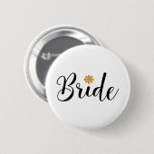 Bride Vrijgezellenfeest Wedding Elegant Ronde Button 5,7 Cm (Voorkant /achterkant)