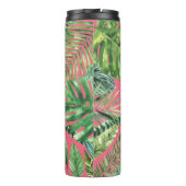 Bride waterverf tropische bladbachelorette thermosbeker (Achterkant)