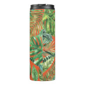 Bride waterverf tropische bladbachelorette thermosbeker (Achterkant)