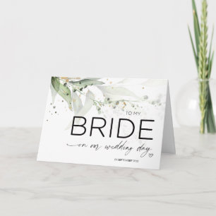 Bride Weddag cadeau van toekomstige vrouw Kaart