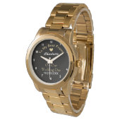 Bride Wedde Dag Keepomwille Gift Personalized Watc Horloge (Gekanteld)