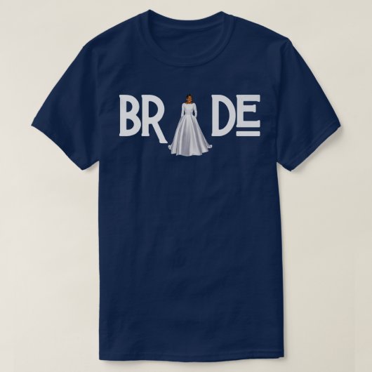 Bride Wedde Day Wife Valentijns Love Marriage Bl T-shirt (Design voorkant)