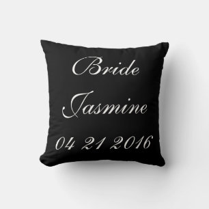 Bride Weddenschap Kussen